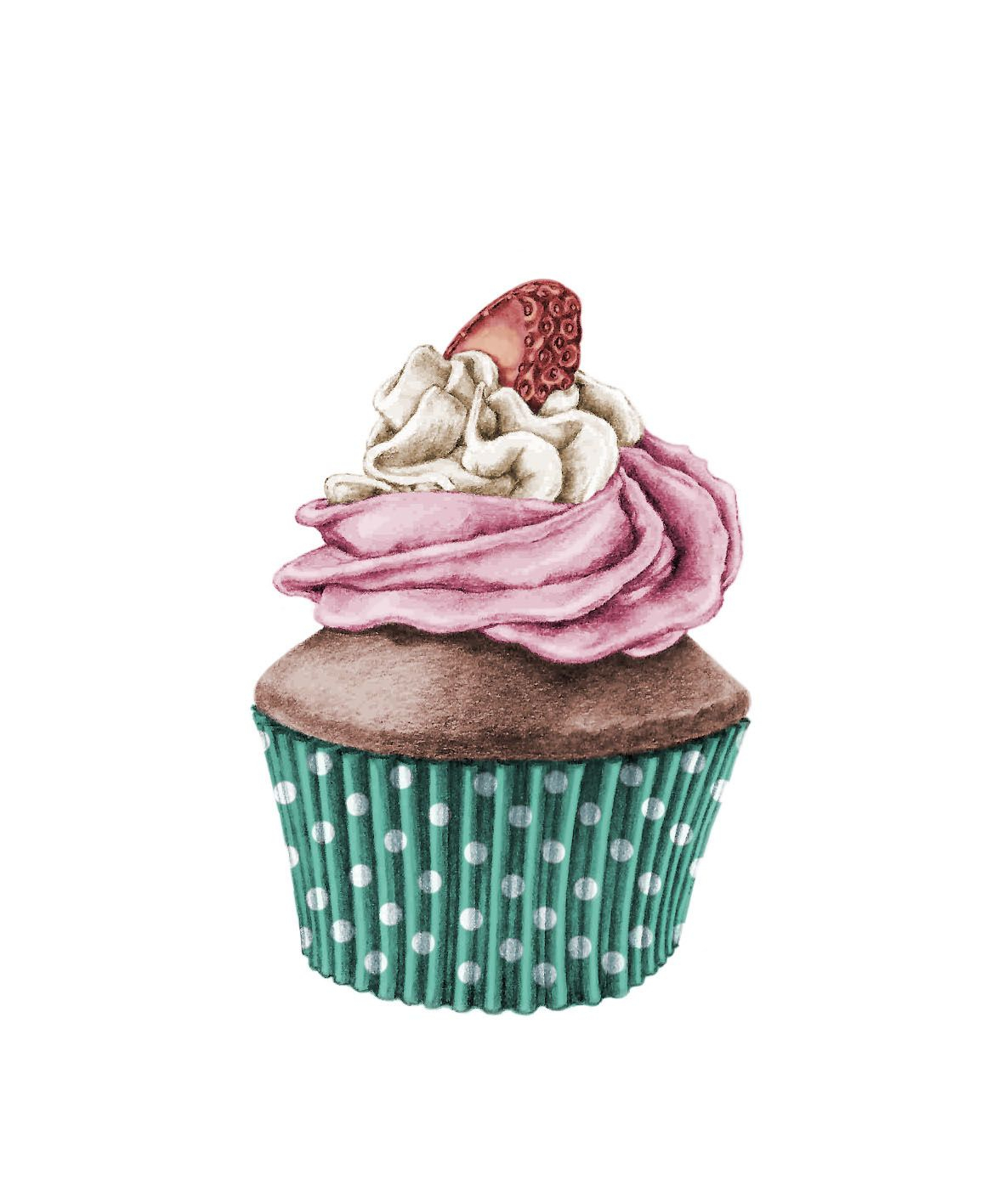 1181x1417 Pencil Drawings Of Cupcakes - Cupcakes Drawing Art