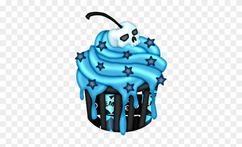 840x510 Halloween Cupcake Drawing - Cupcakes Drawing Art