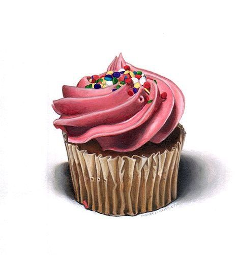 462x502 Love To Draw Cupcakes Art Is Anything You Can Get Away - Cupcakes Drawing Art