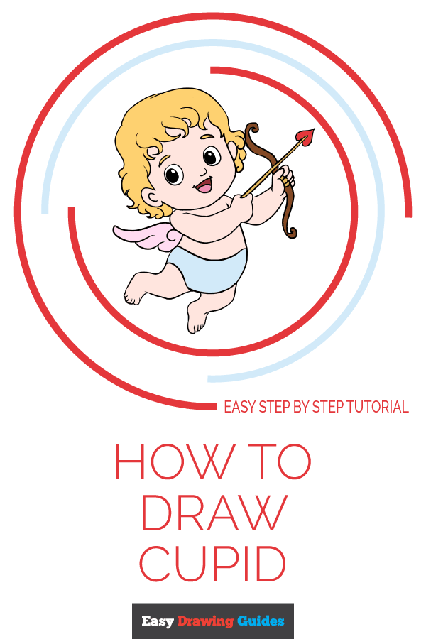 600x900 How To Draw Cupid - Cupid Cartoon Drawing