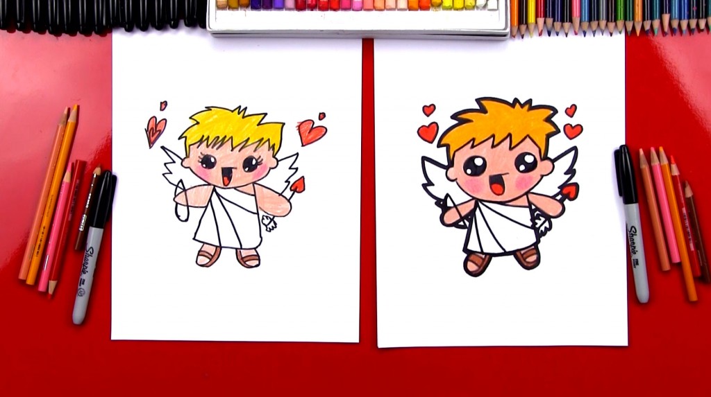 1024x573 Valentine's Day Archives - Cupid Cartoon Drawing
