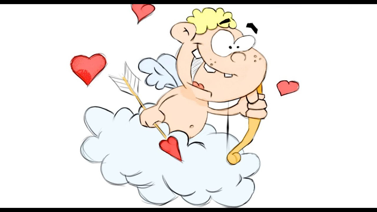 1280x720 Cupid Cartoon Drawing And How To Draw A Cupid - Cupid Cartoon Drawing