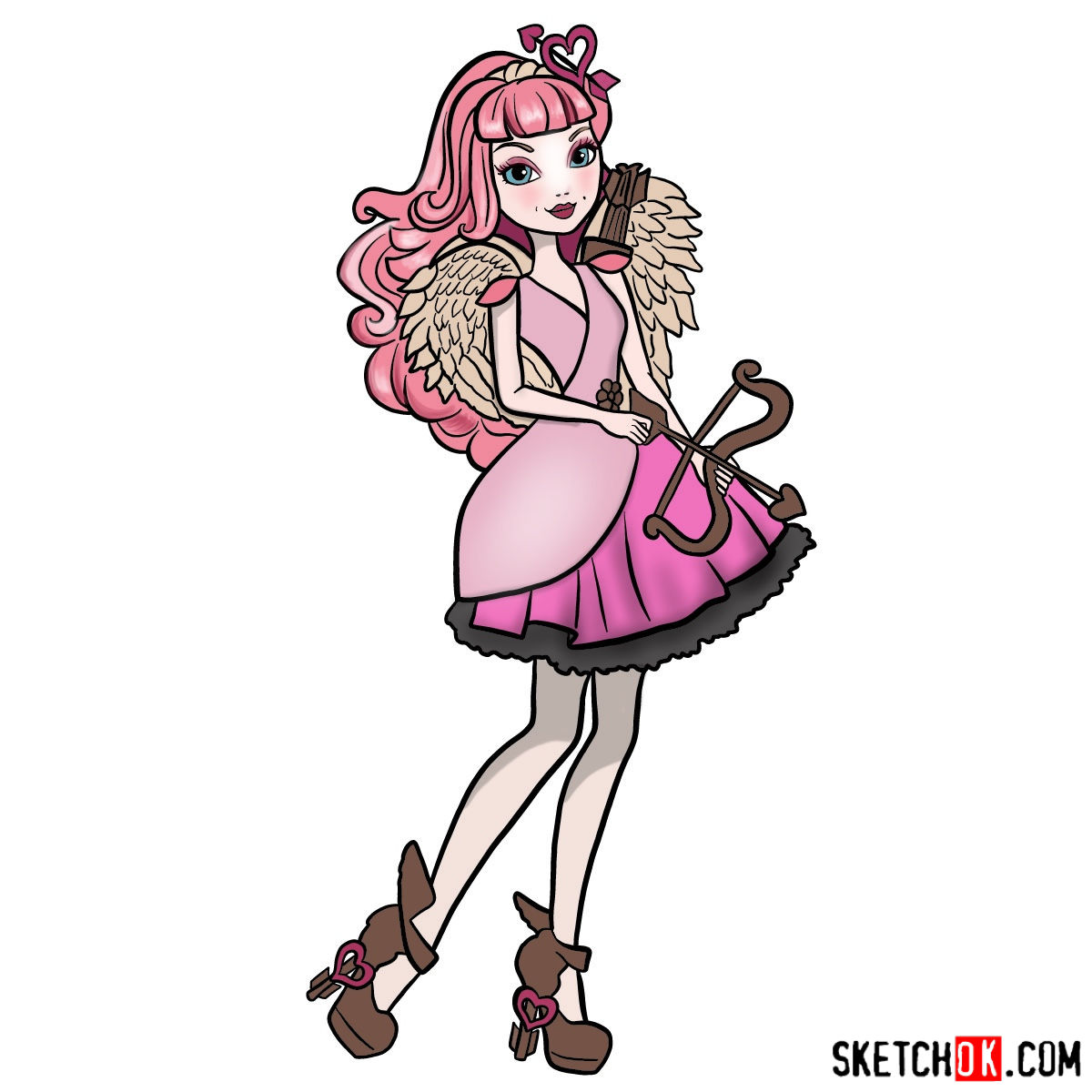 1200x1200 How To Draw C A Cupid - Cupid Drawing