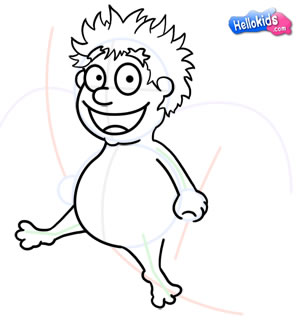 300x325 How To Draw How To Draw A Cupid - Cupid Drawing