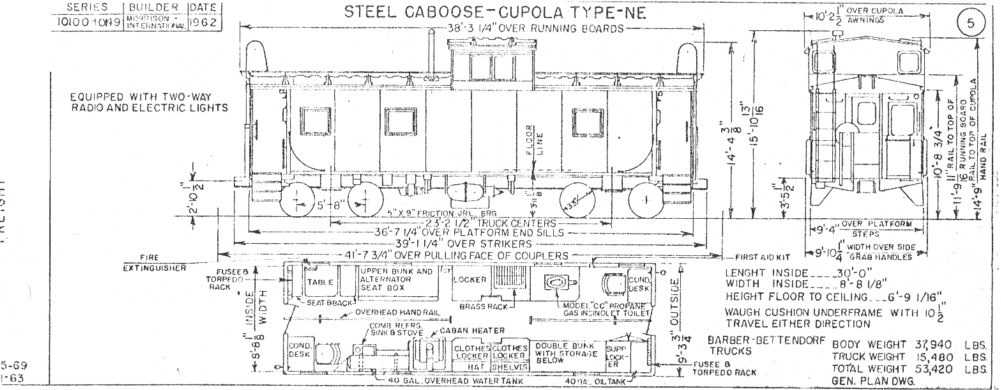 1001x390 np caboose diagrams - Cupola Drawings