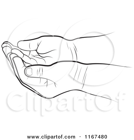 Cupped Hands Drawing at PaintingValley.com | Explore collection of