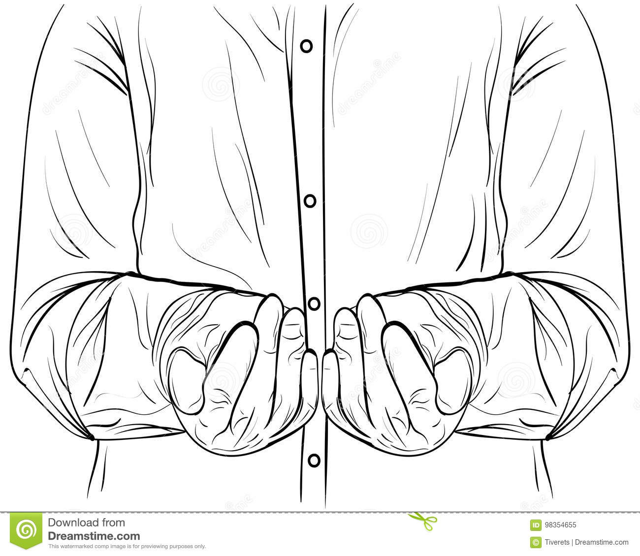 Cupped Hands Drawing at Explore collection of