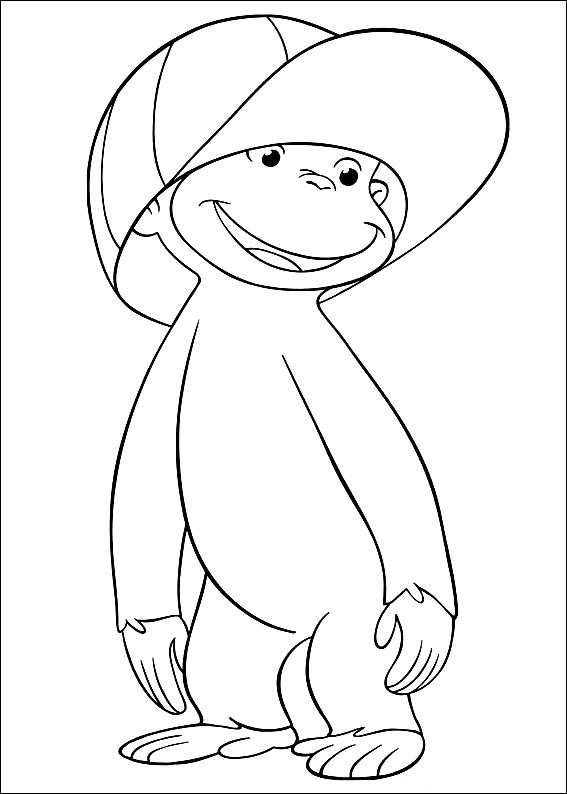 567x794 Curious George Drawing - Curious George Drawing