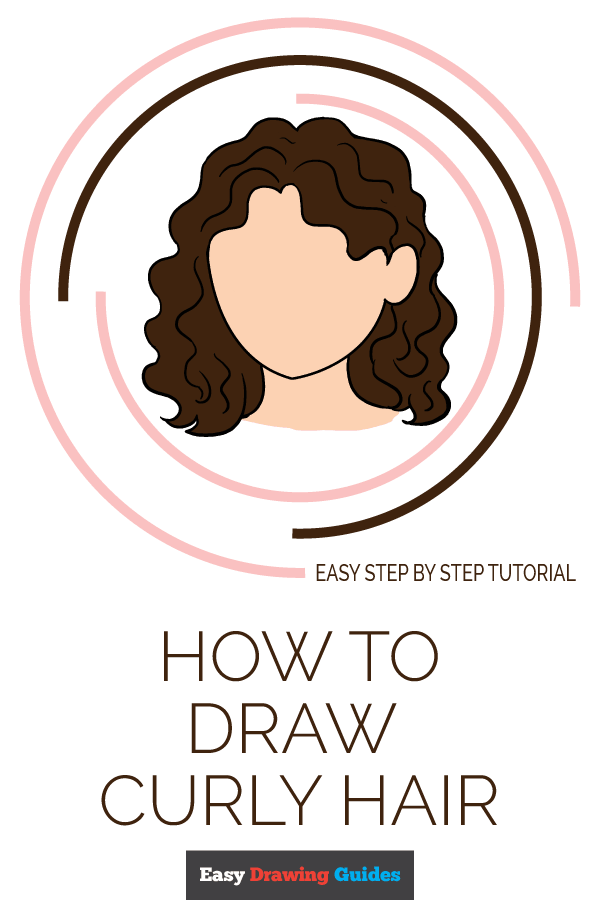 600x900 how to draw curly hair really easy drawing tutorial - Curly Hair Drawing