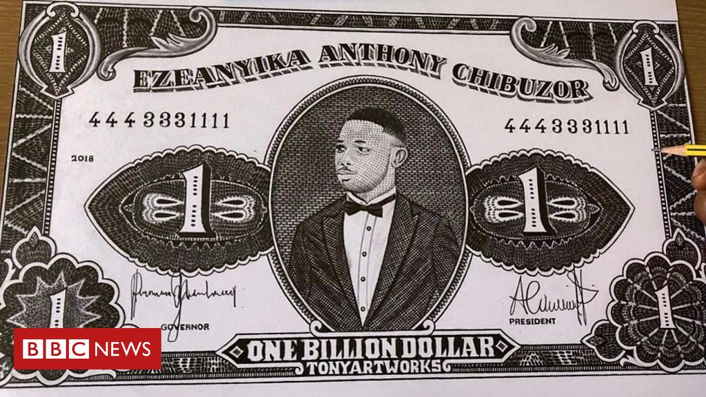 1024x576 Currency Artist Ezeanyika Anthony Chibuzor On His Life In London - Currency Drawing