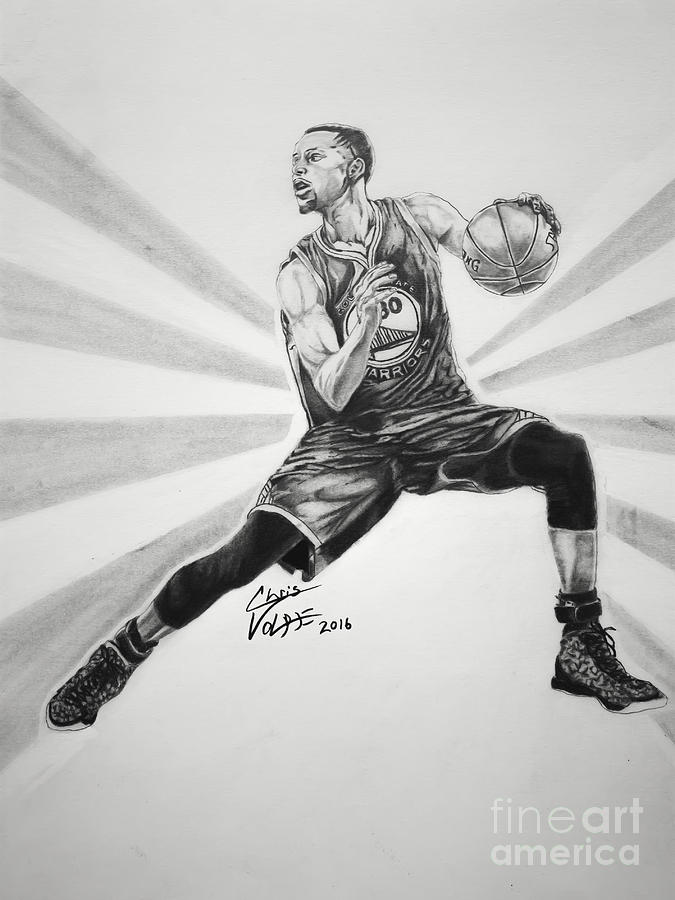 675x900 Steph Curry Drawing - Curry Drawing