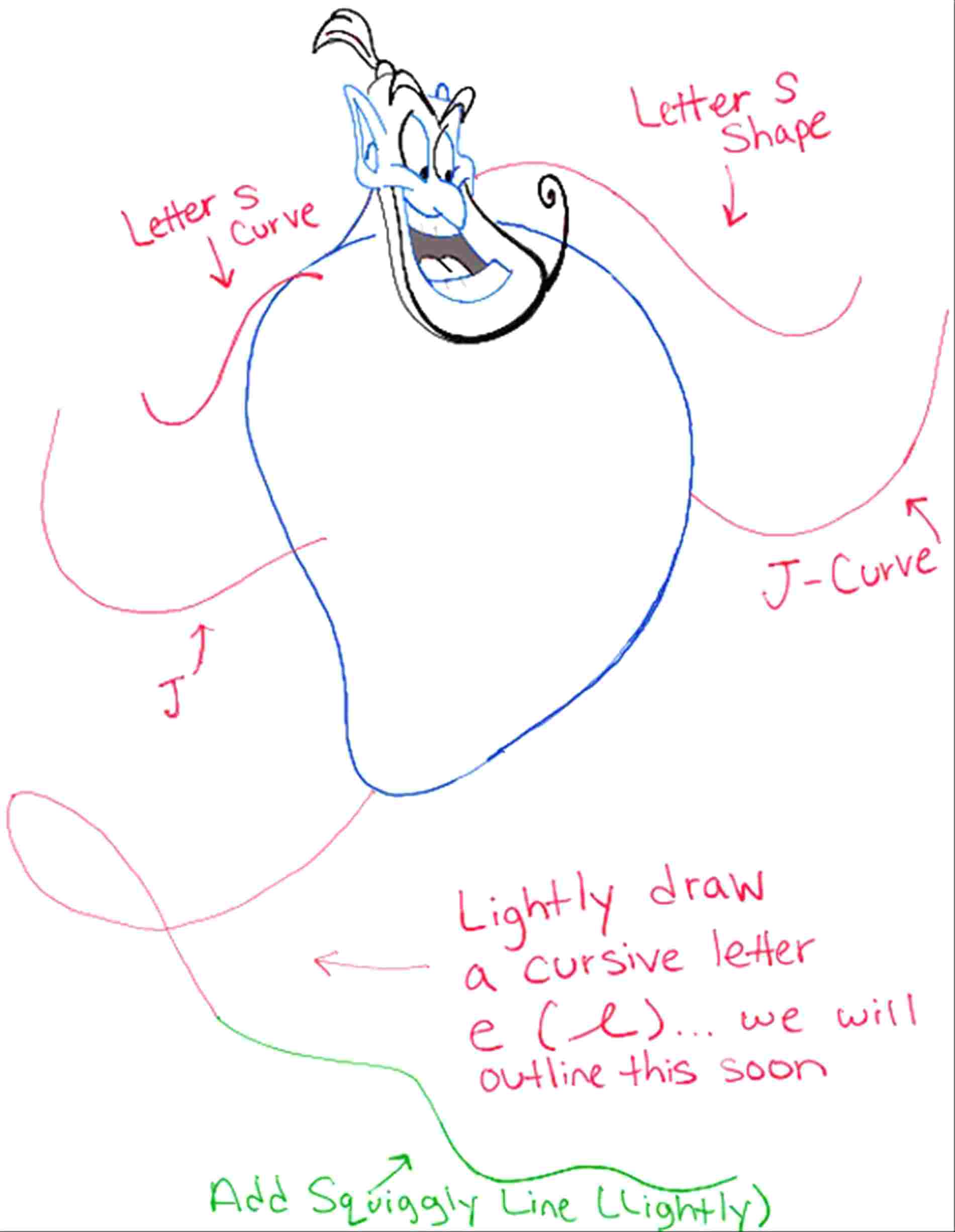 1900x2450 how to draw a cursive s how to draw from how genie drawing to draw - Cursive Drawing