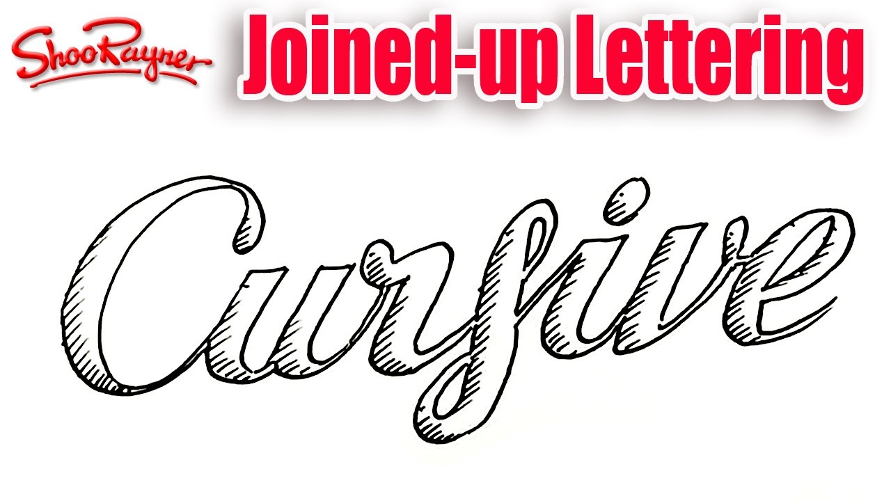 1280x720 how to draw joined up letters - Cursive Drawing