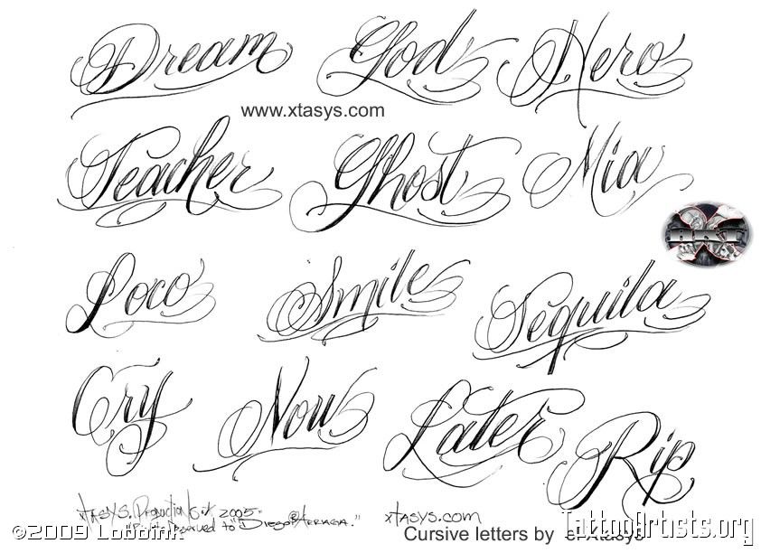 842x612 cursive - Cursive Drawing