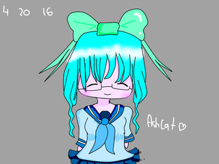 320x240 I Draw This In Paint Tool Sai!! D Using Mouse Cursor Of Course - Cursor Drawing