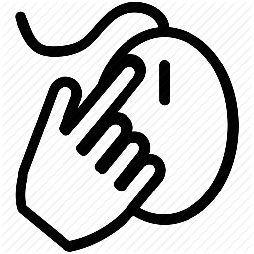 512x512 Click, Finger, Gesture Mouse, Hand On Mouth, Mouse Cursor, Mouse - Cursor Drawing