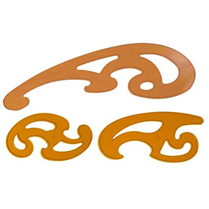 425x425 French Curve Drawing Templates - Curve Drawing