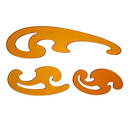 425x377 Chris Wang Assorted Sizes Shapes Multifunction - Curve Drawing