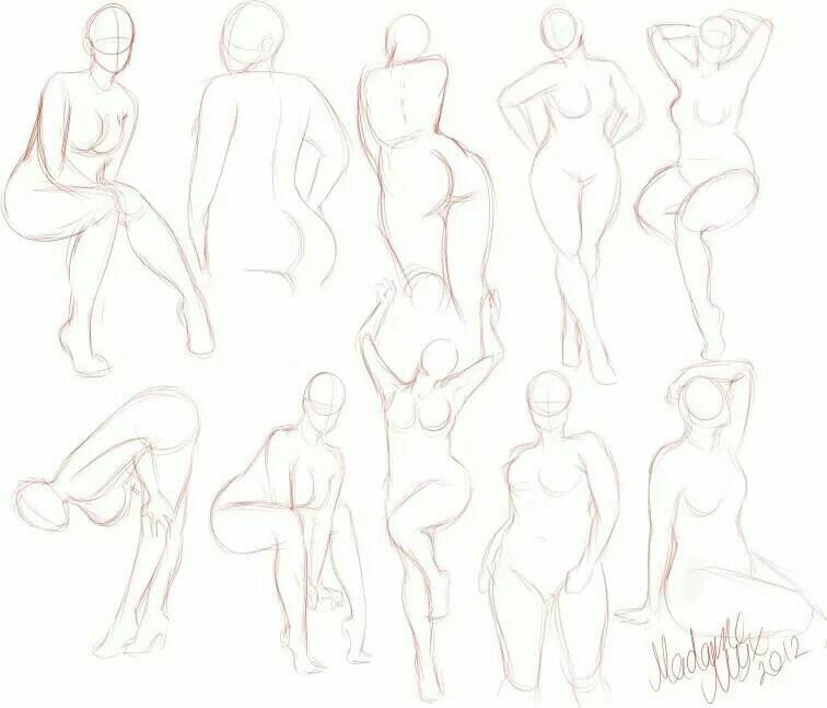 756x647 How To Draw Robust Or Curvy Women Illustration Inspiration - Curvy Woman Drawing