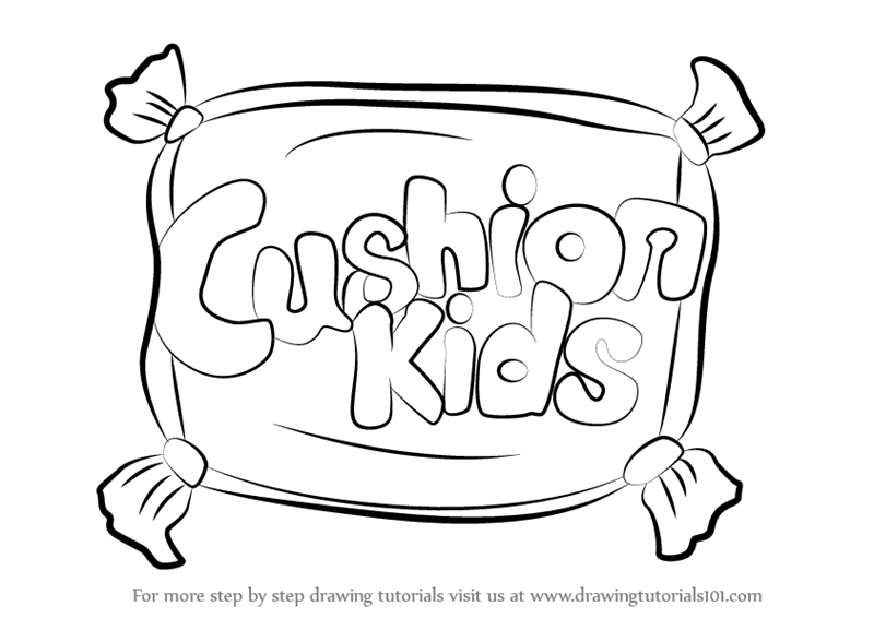 800x566 learn how to draw cushion kids logo - Cushion Drawing