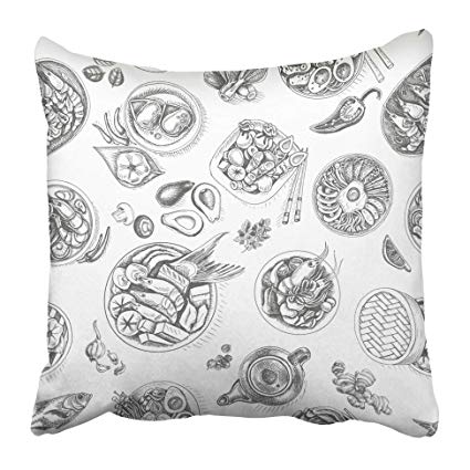 425x425 emvency decorative throw pillow covers cases drawing - Cushion Drawing