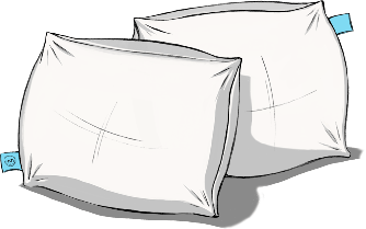 334x209 one fresh pillow - Cushion Drawing