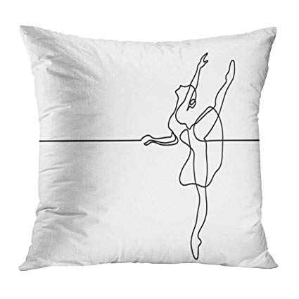 425x425 tomkeys throw pillow cover artist continuous line - Cushion Drawing