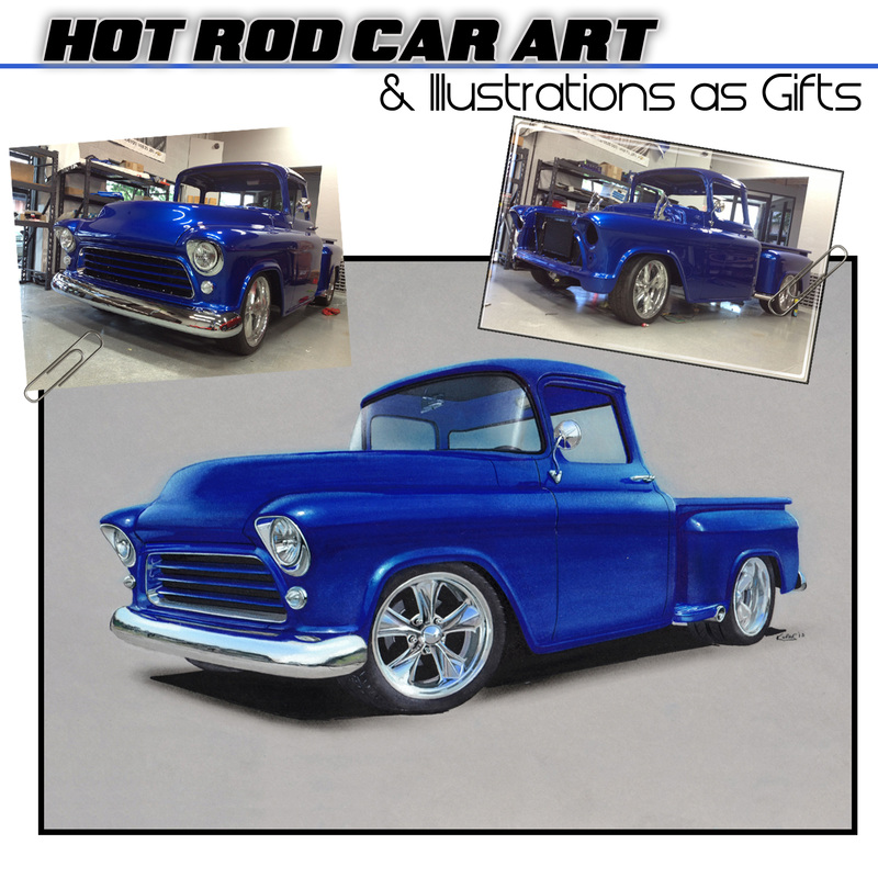 800x800 Custom Car Drawing Gifts Of Your Own Car - Custom Car Drawings