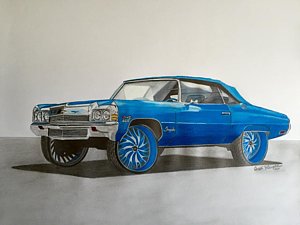 300x225 Custom Car Drawings - Custom Car Drawings