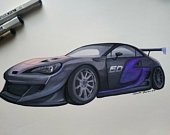 170x135 Items Similar To Custom Car Drawings On Etsy - Custom Car Drawings