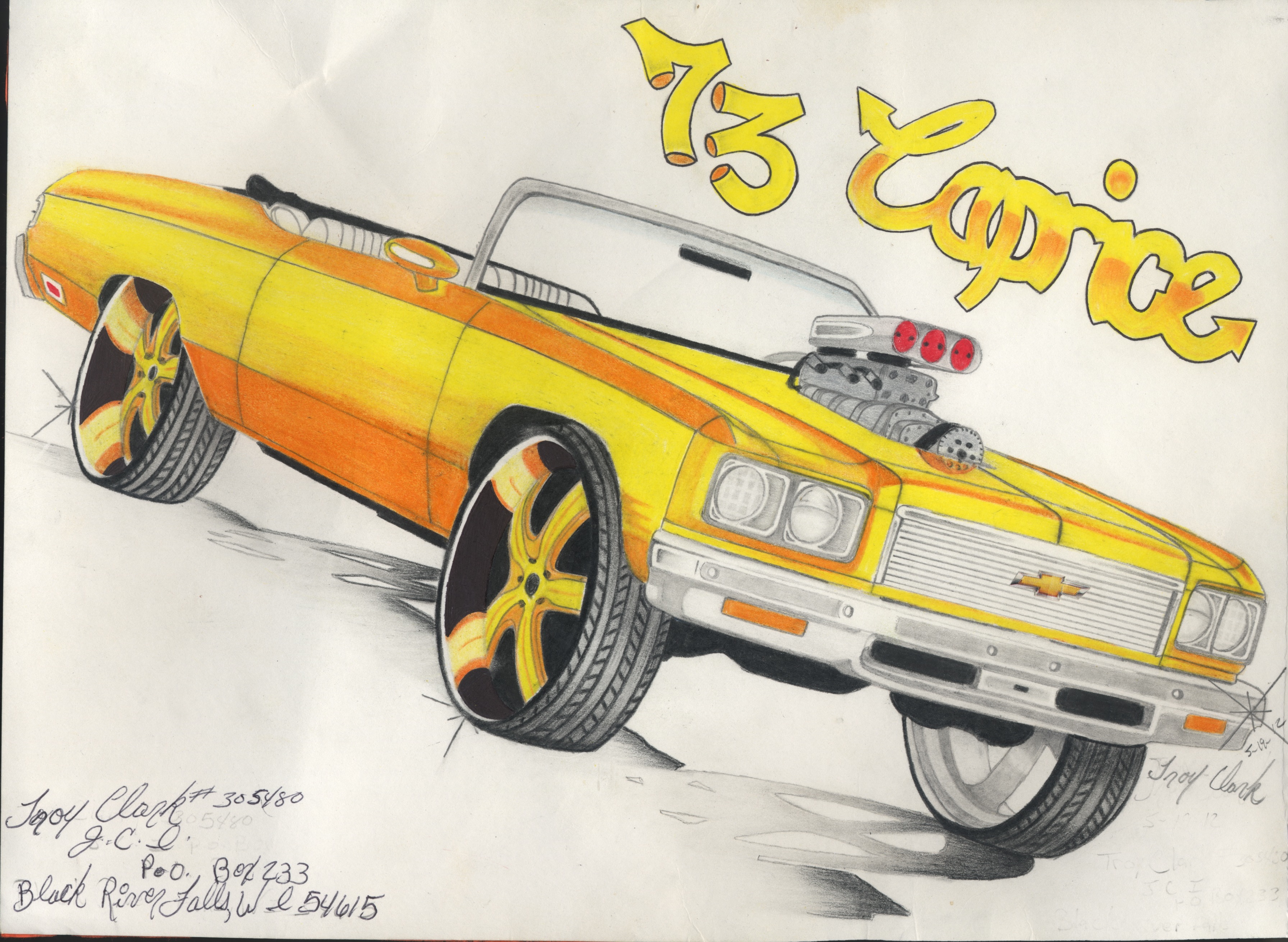 Custom Car Drawings at Explore collection of