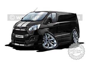 300x212 Transit Custom Caricature Cartoon Print Black, Personalised - Custom Cartoon Drawings