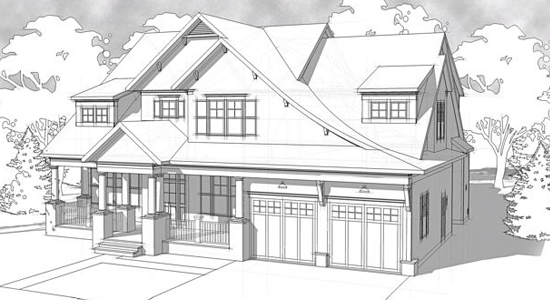 550x300 new wetherburne urban home elevations on the drawing boards - Custom House Drawing