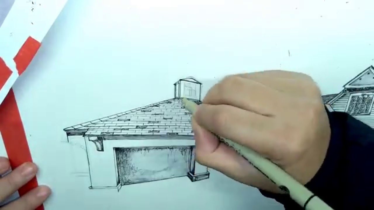 1280x720 Time Lapse Bampw Custom House Drawing - Custom House Drawing