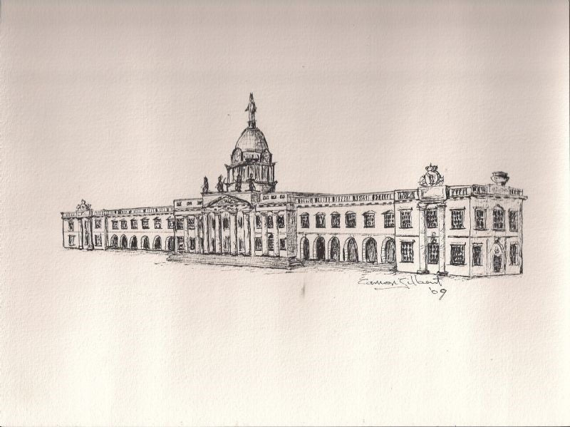 800x599 The Custom House - Custom House Drawing