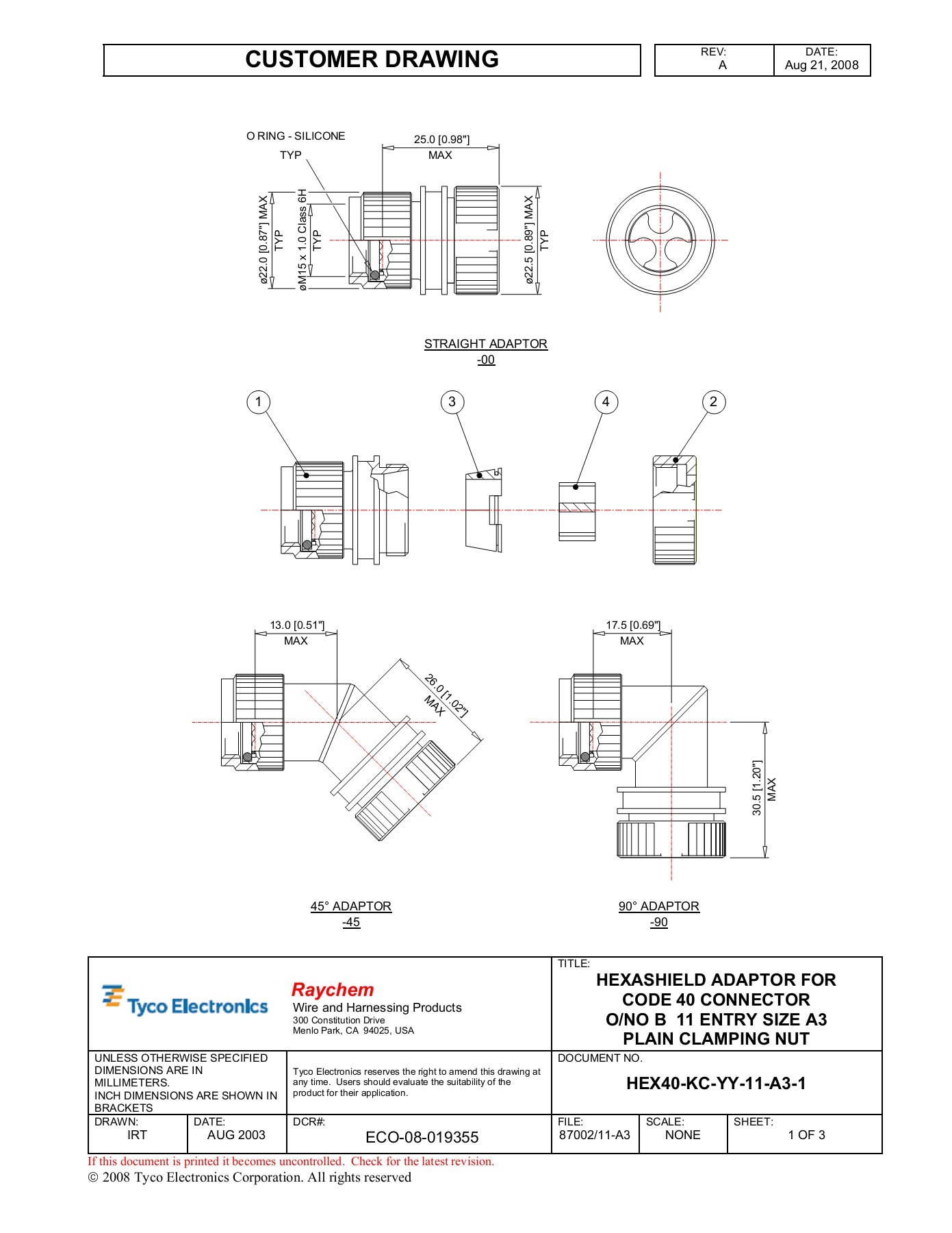 1391x1800 customer drawing a pages - Customer Drawing