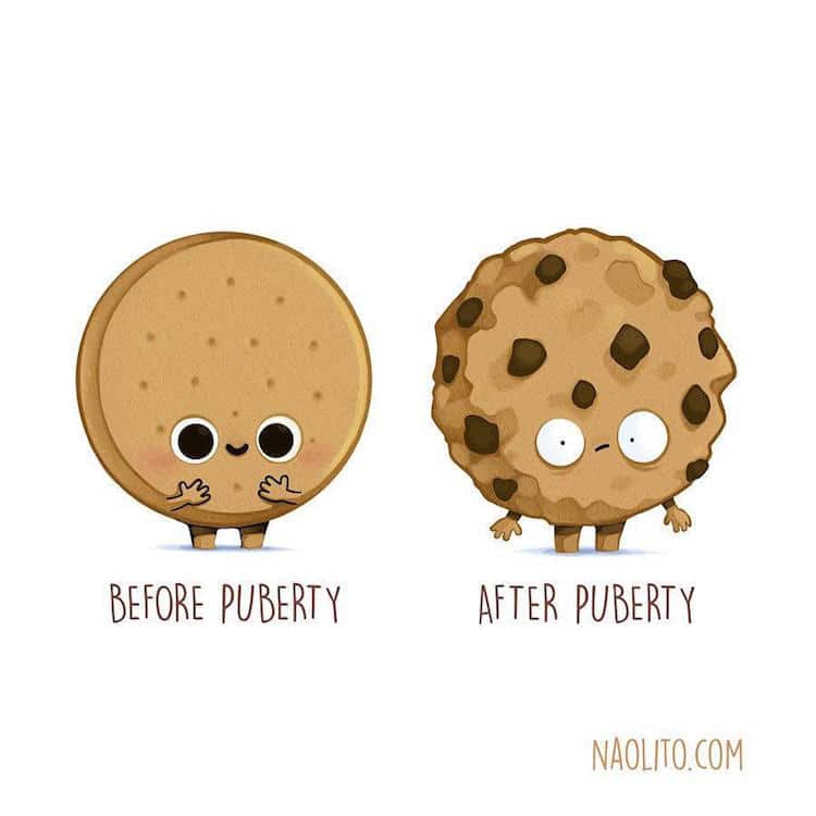 750x750 cute cartoon drawings illustrate relatable and after - Cut Drawings