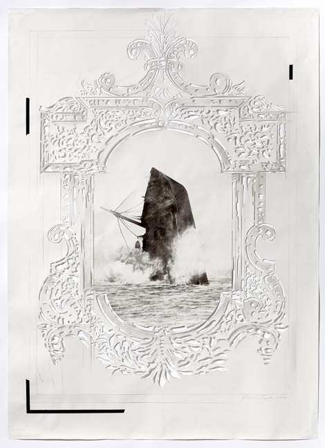 470x648 james drake red drawings white cut outs radius books - Cut Drawings