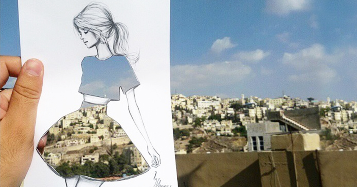 1200x630 Gorgeous Cut Out Drawings Juxtaposed With Real Life Patterns - Cut Out Drawings