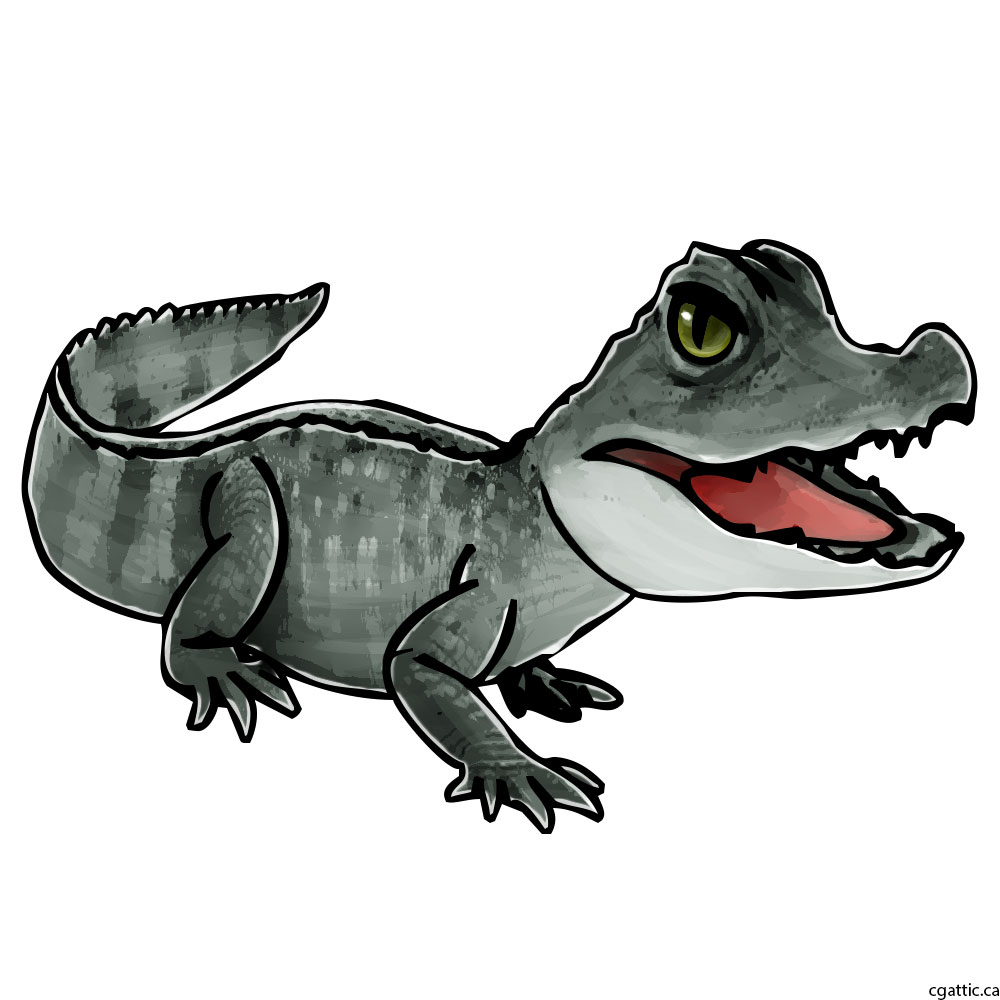 Cute Alligator Drawing at Explore collection of