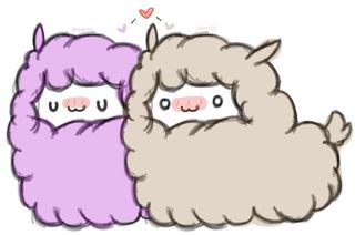 320x212 me and my alpaca bab - Cute Alpaca Drawing