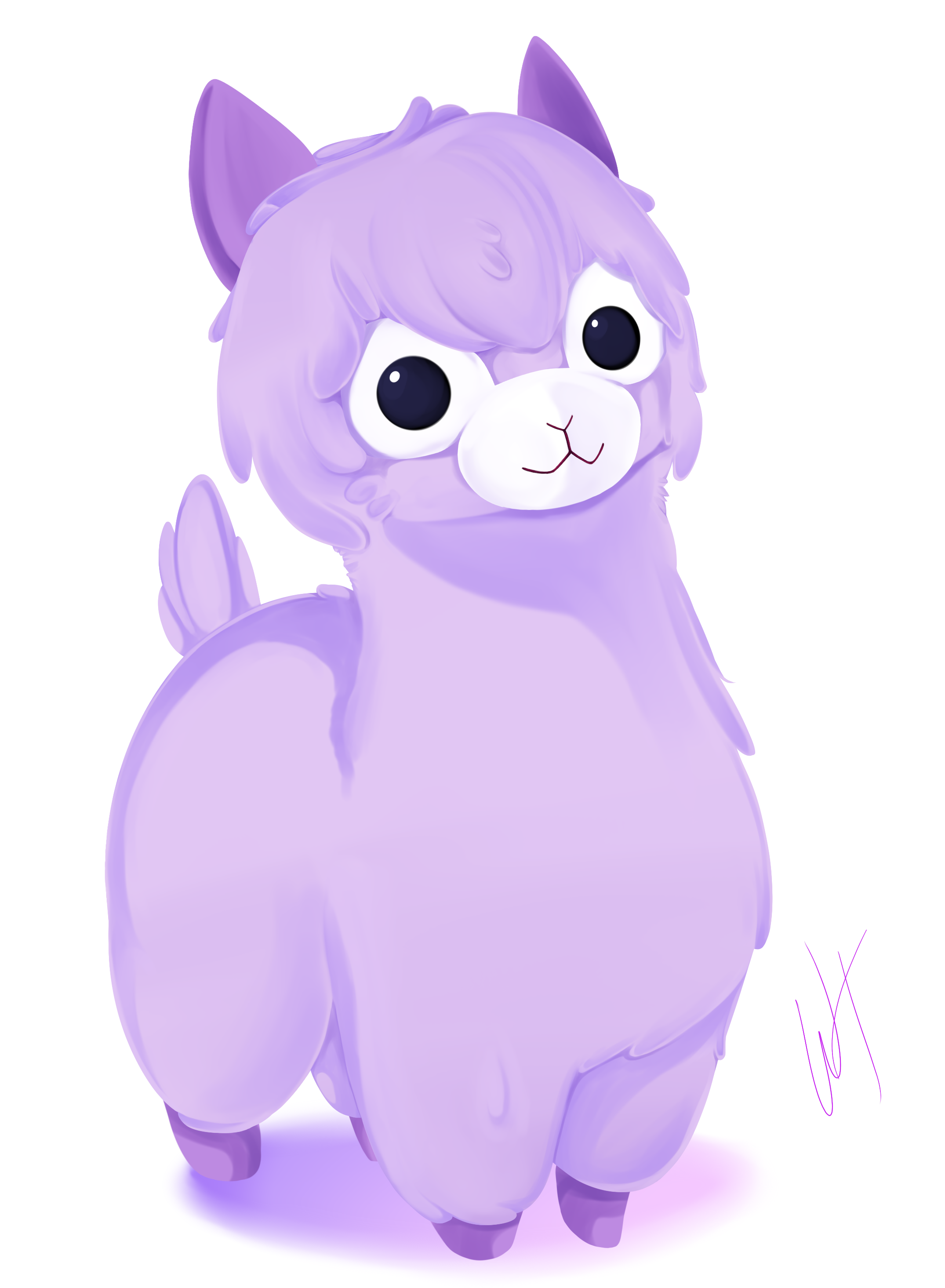 2150x2930 alpaca arpakasso draw - Cute Alpaca Drawing