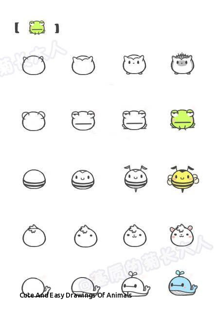 440x655 Cute And Easy Drawings Of Animals Cool Art Drawings Easy Easy Cute - Cute Animal Drawings Step By Step