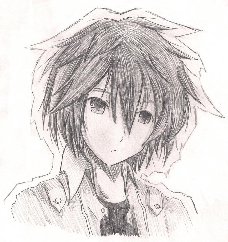 Cute Anime Boy Drawing at PaintingValley.com | Explore collection of