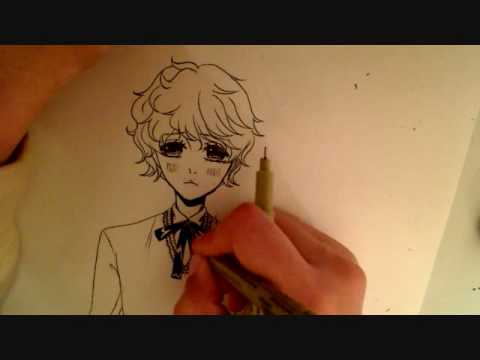 480x360 drawing a cute animemanga boy - Cute Anime Boy Drawing