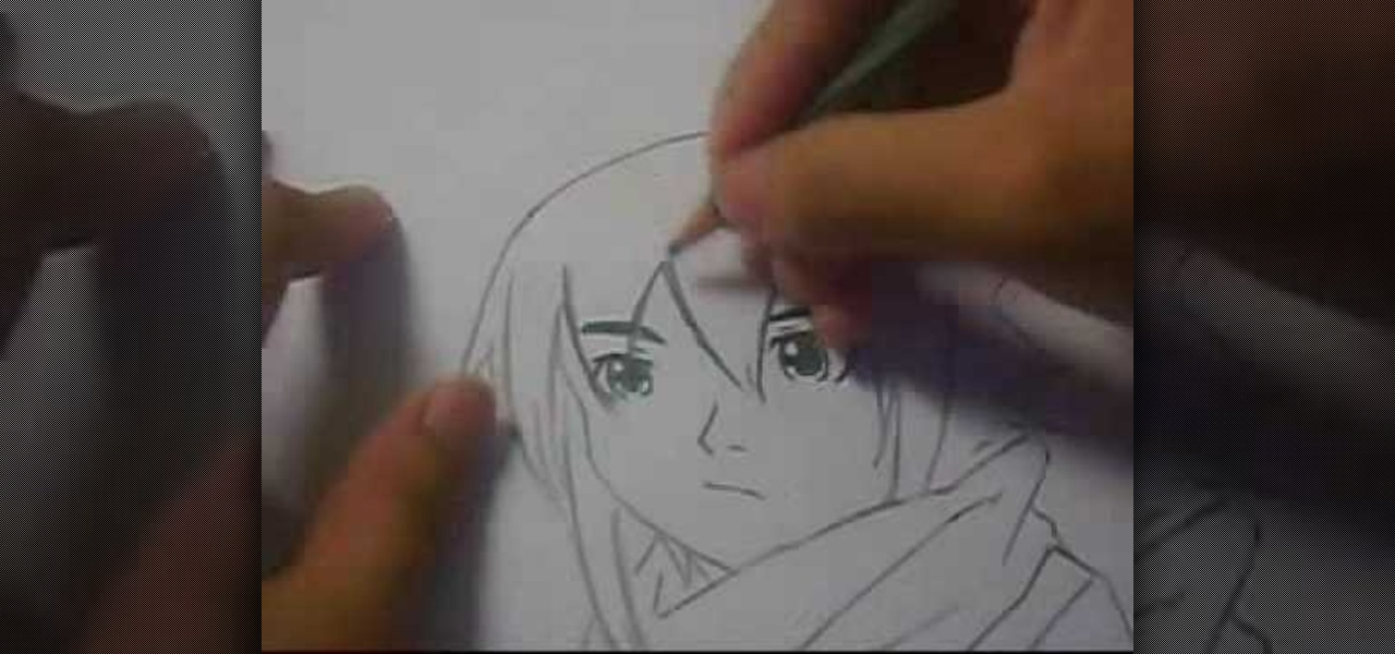 1280x600 How To Draw A Cute Anime Boy's Face Drawing Illustration - Cute Anime Boy Drawing