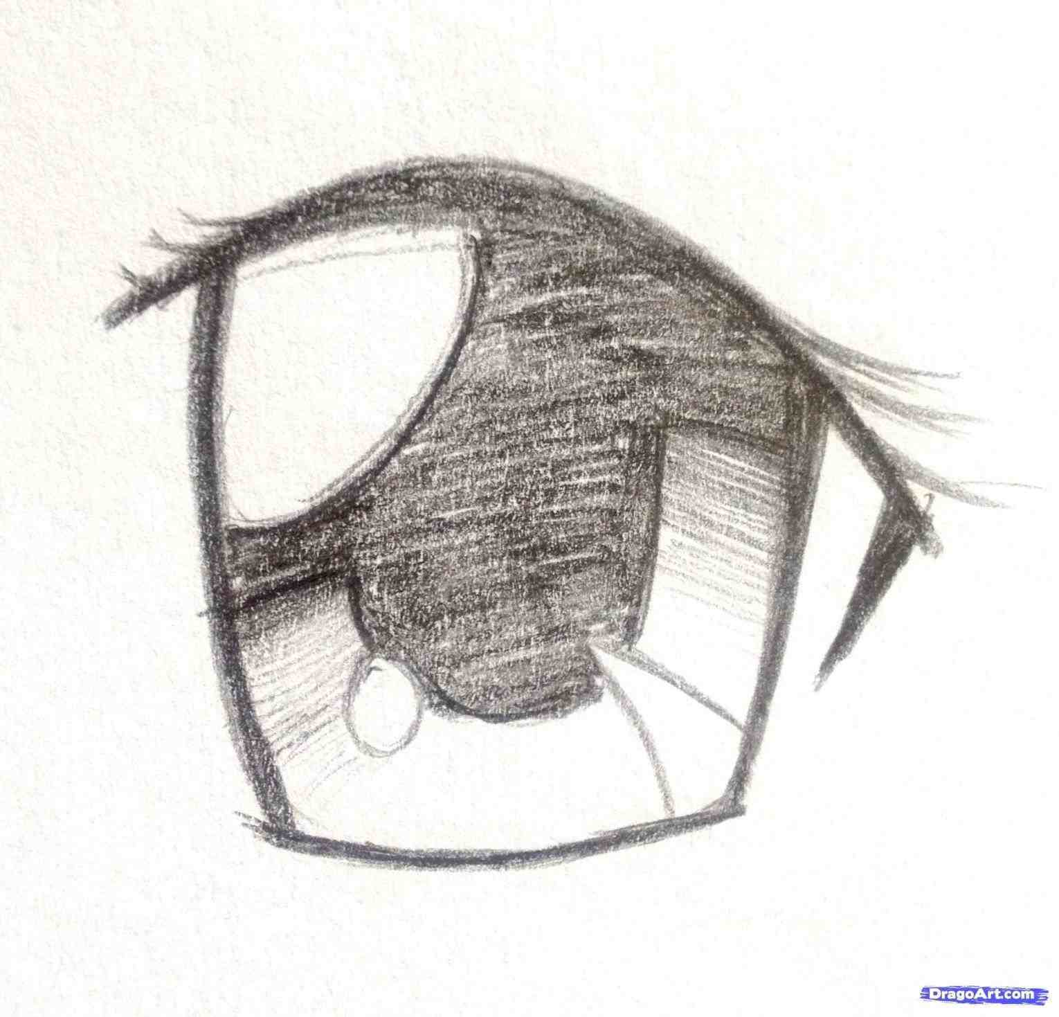 Cute Anime Eyes Drawing At Paintingvalley Com Explore Collection