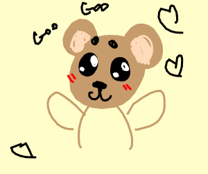 300x250 Cute Baby Bear Drawing - Cute Baby Bear Drawing