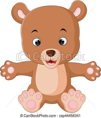 404x470 Illustration Of Cute Baby Bears Cartoon - Cute Baby Bear Drawing