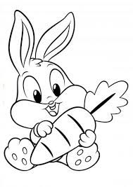 189x267 Baby Loony Toones Pic Bunny Coloring Pages, Animal Coloring - Cute Baby Bunny Drawing